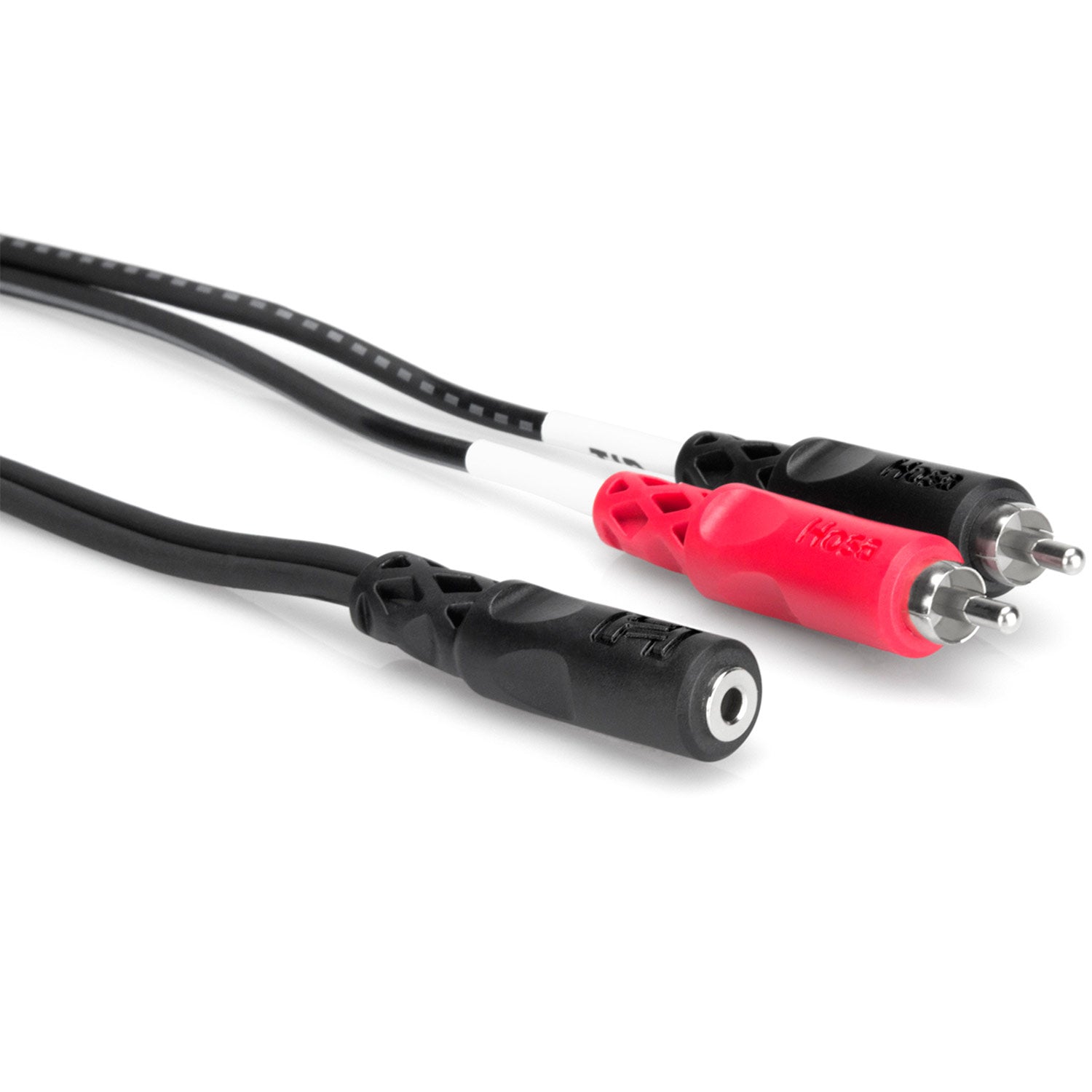 Hosa CFR-210 Stereo Breakout, 3.5 mm TRSF to Dual RCA, 10 feet