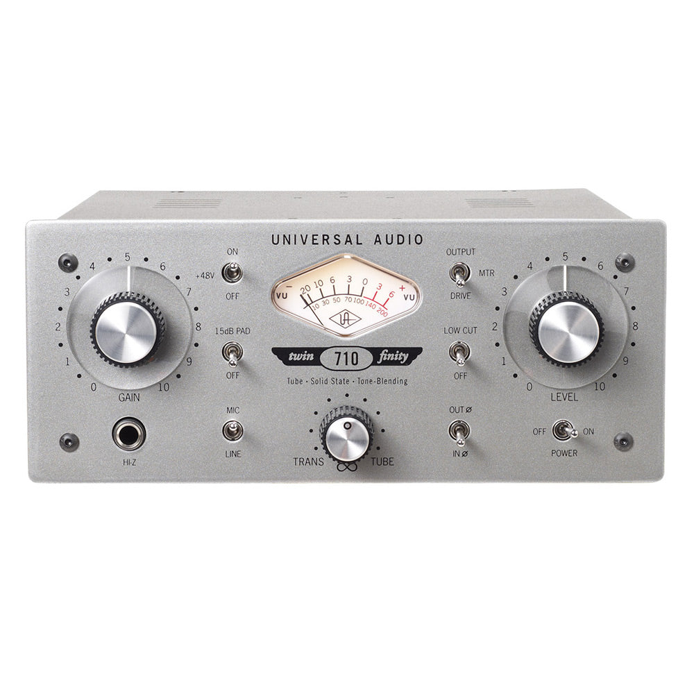 Universal Audio 710 Twin-Finity Hybrid Tube/Solid State Microphone/Line Preamplifier and DI