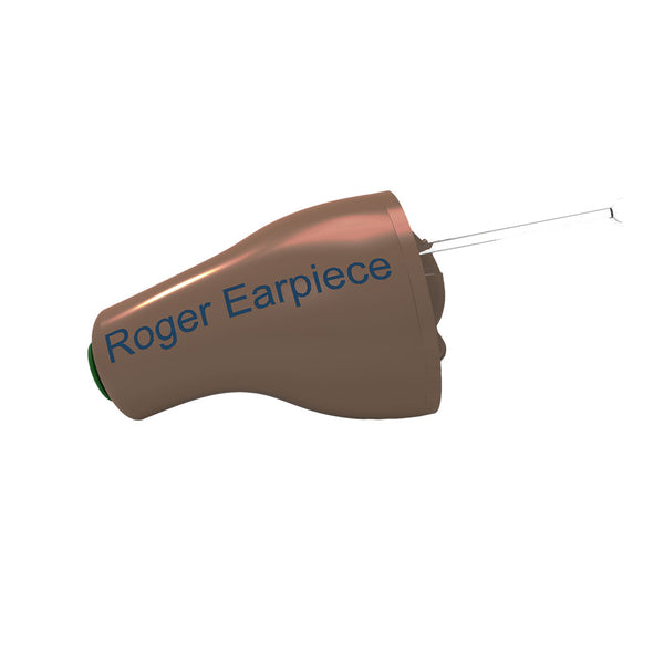 Phonak Roger Earpiece V2 - Compact In-Ear Receiver (Brown)