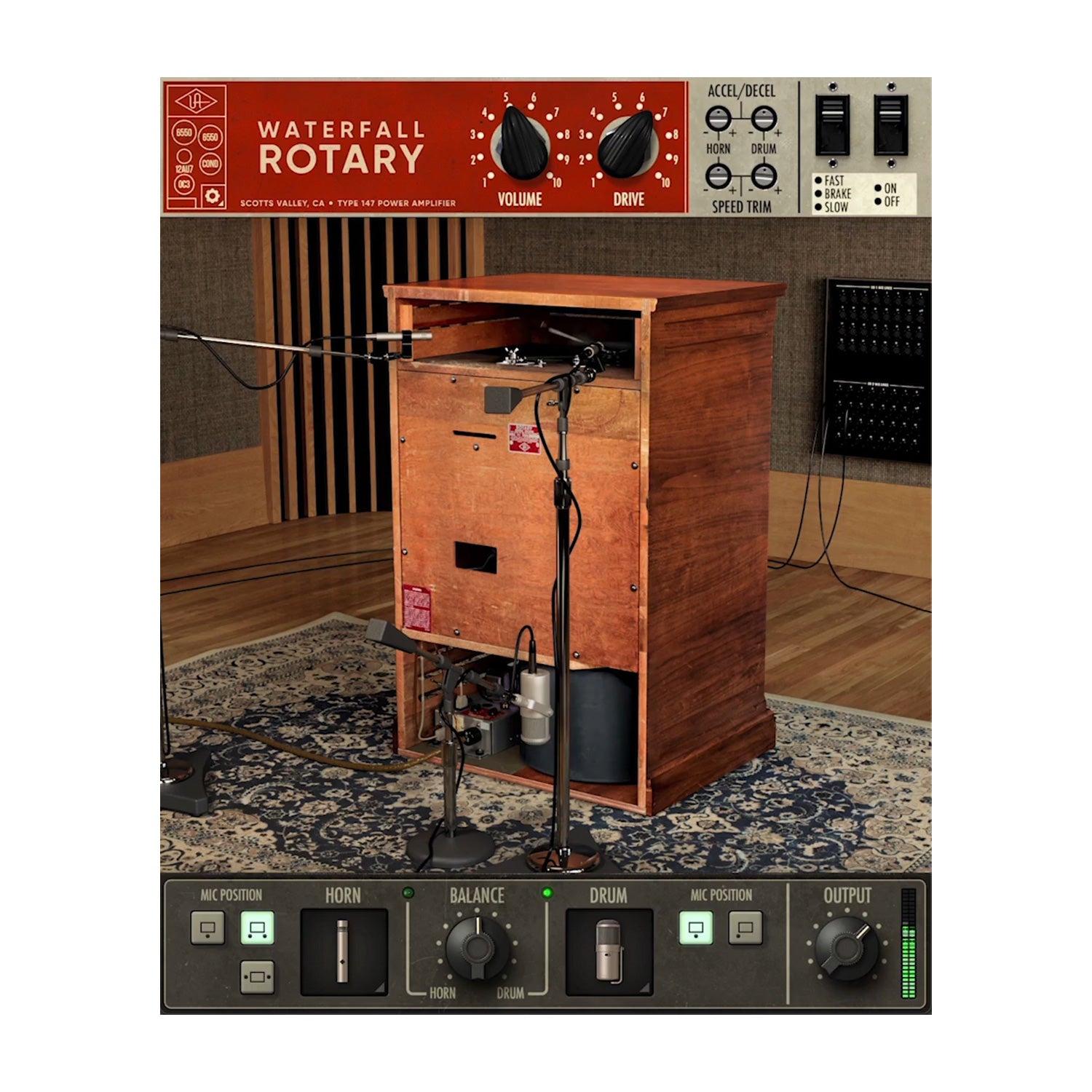 Universal Audio Waterfall Rotary Speaker - Leslie Effect Plugin (VST/AU/AAX / UAD or Native)