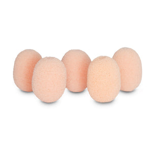 Rycote 75293 Lavalier Mic Foam Windshield (5 Pack) - Beige