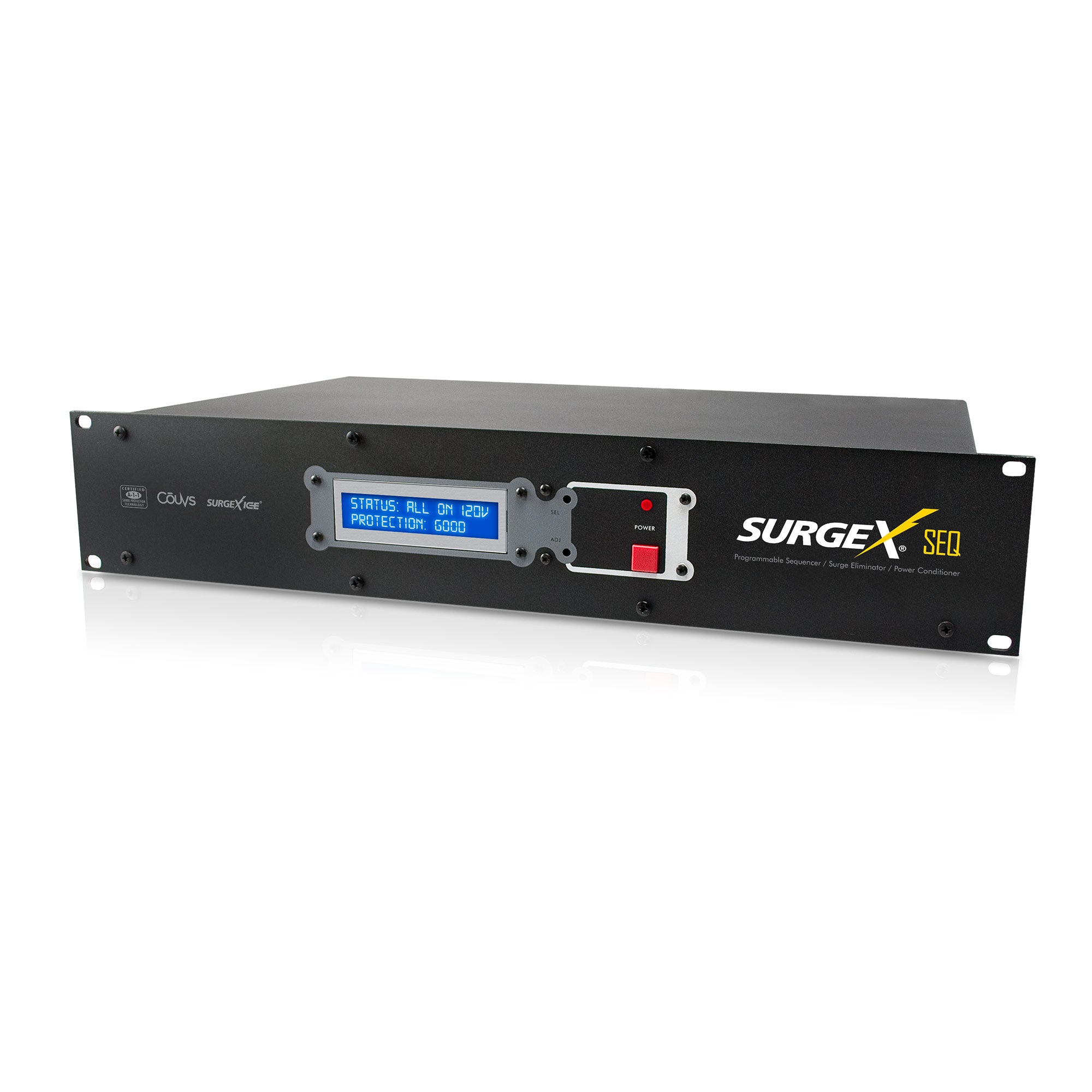 SurgeX SEQ Surge Eliminator and Power Conditioner w/ EMI/RFI Filter, Inrush & Over Under Protection