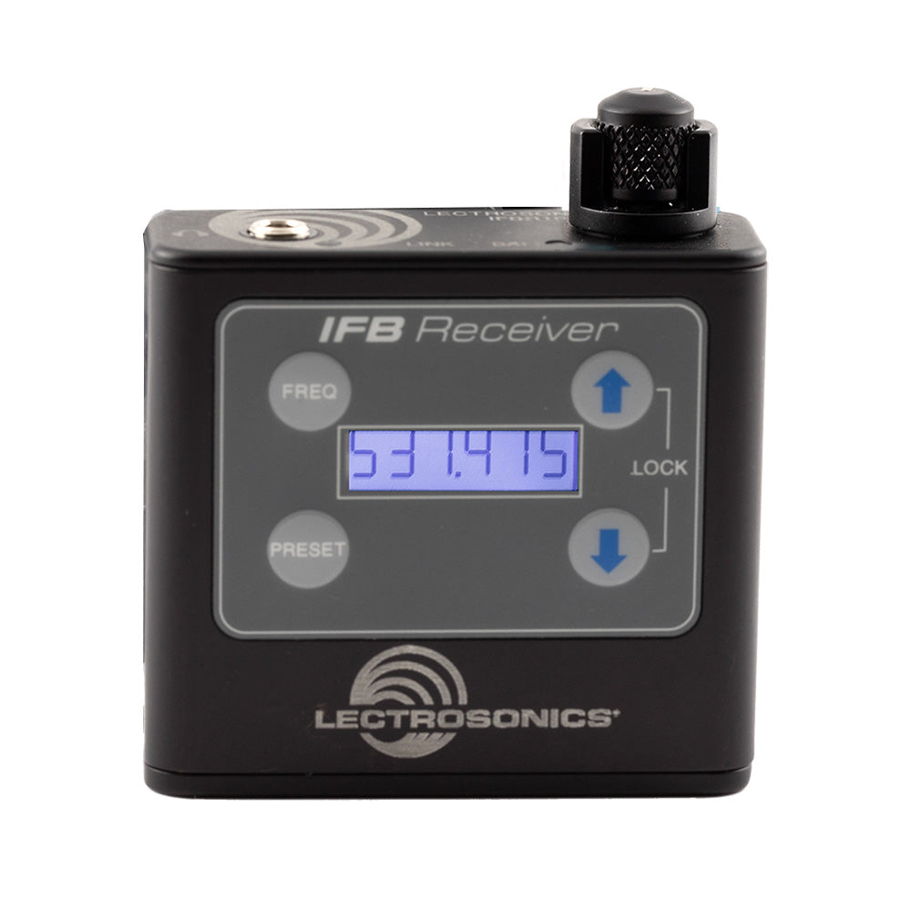 Lectrosonics IFBR1B - UHF Multi-Frequency Belt-Pack IFB Receiver (Block 941 / 941-960 MHz)