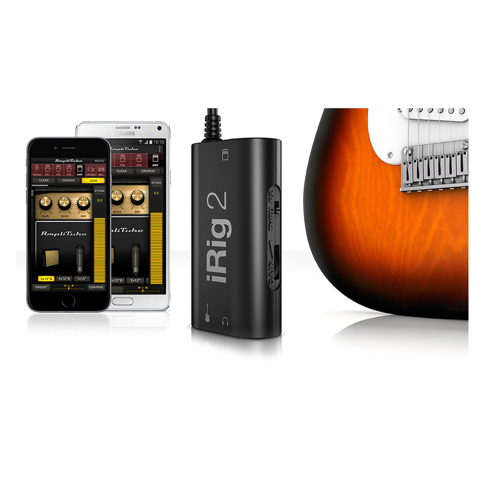IK Multimedia iRig 2 Guitar Interface for iOS/Samsung Devices