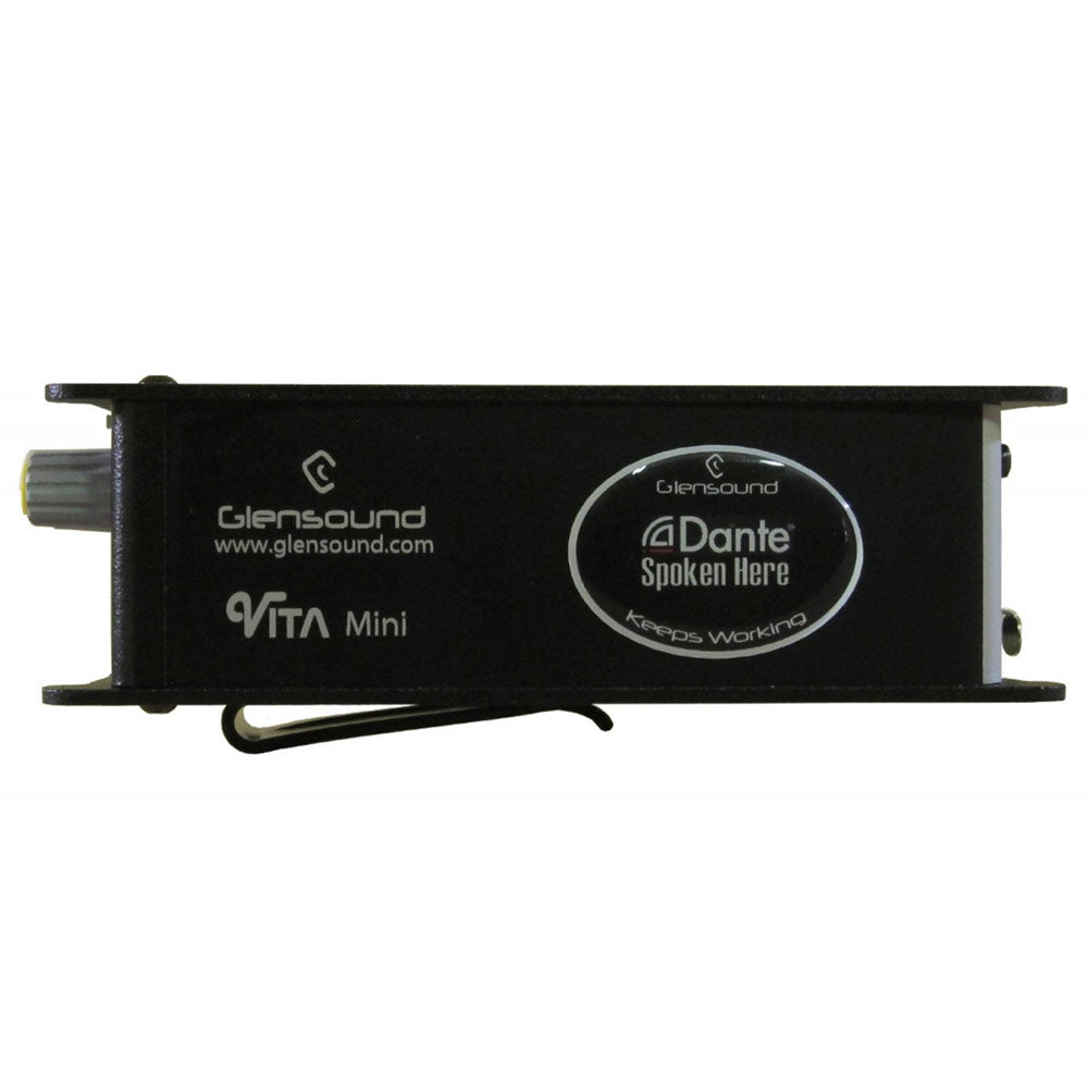 Glensound VITA MINI - Compact Dante¨ Beltpack Commentary Unit with Talkback