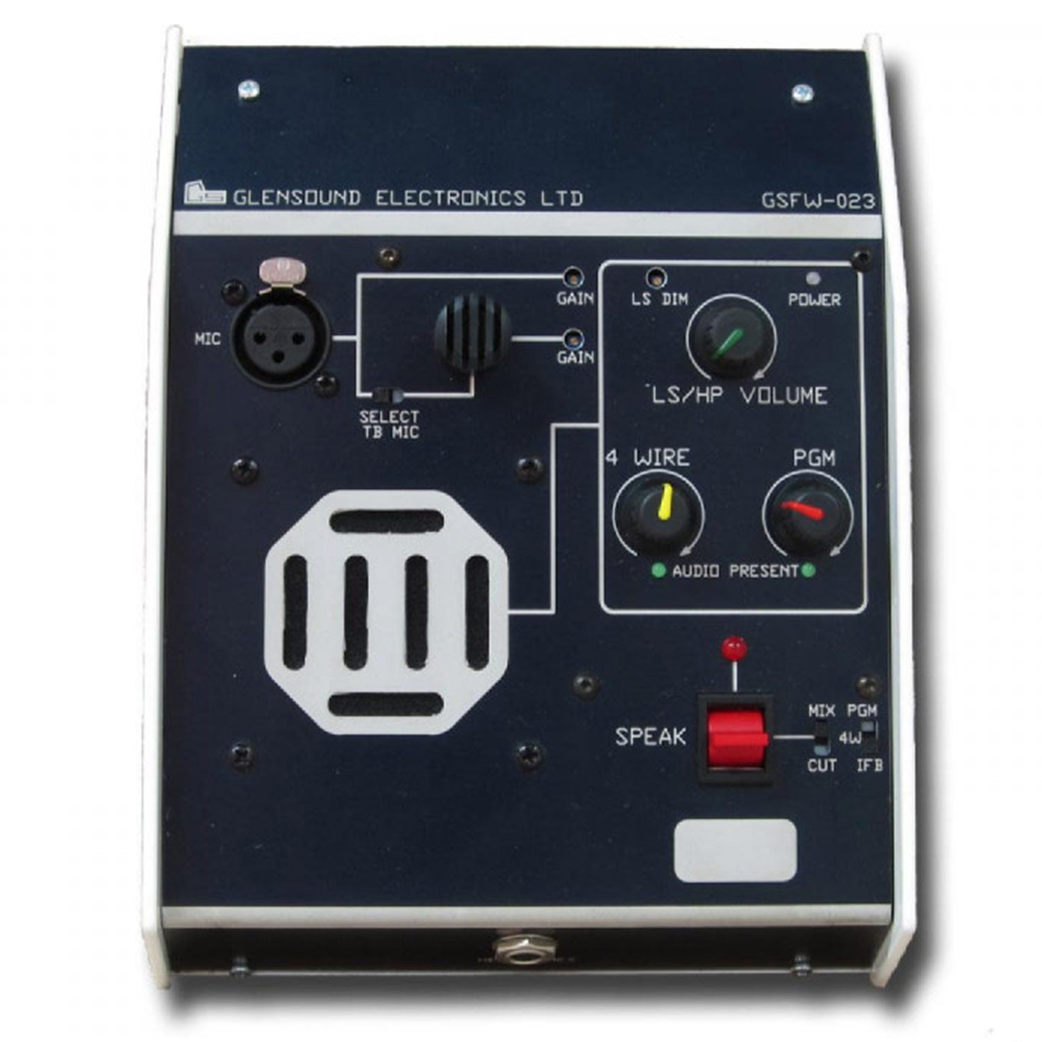 Glensound GS-FW023 - Versatile Single Channel Four Wire Desktop Unit