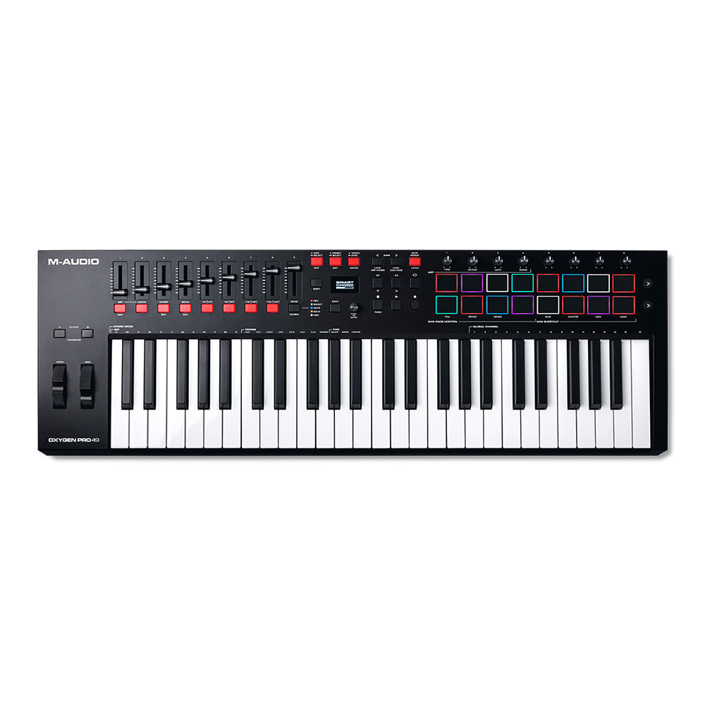 M-Audio Oxygen Pro 49 - 49-Key USB MIDI Controller with Smart Controls and Auto-Mapping