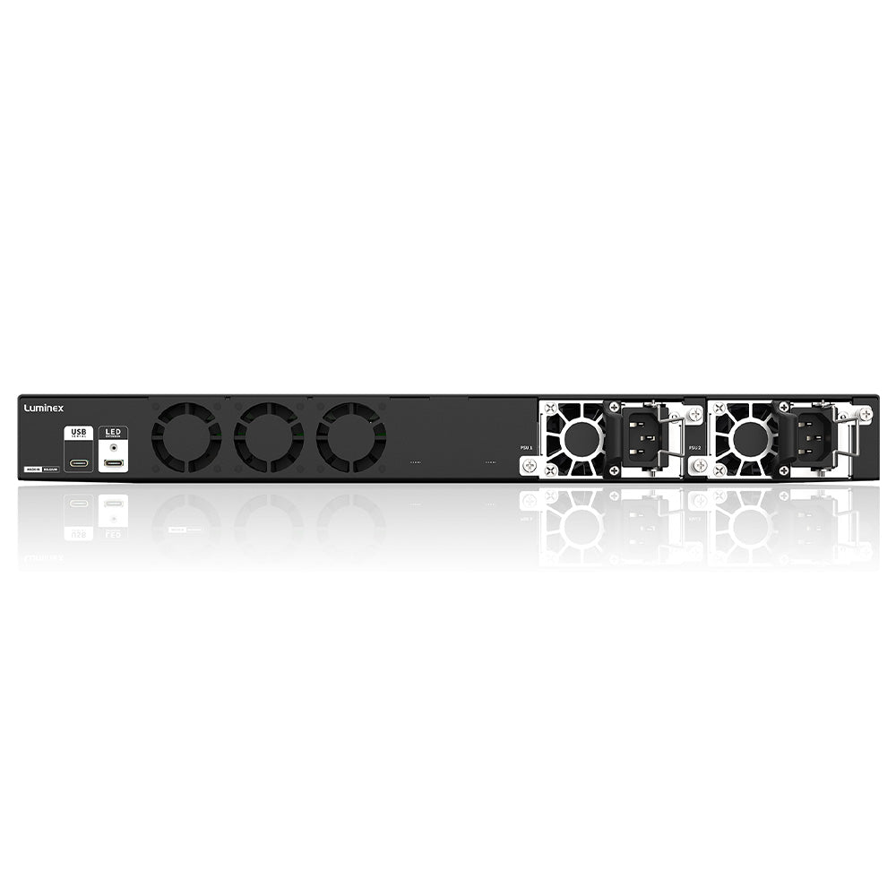 Luminex GigaCore 30i - 10GB Network Switch for AV Systems (24x1G / 6x10G SFP+ / Spare PSU / PoE++)