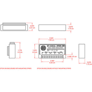 RDL ST-OSC2B Audio Oscillator - 100 Hz and 400 Hz