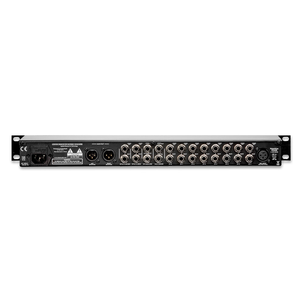 ART MX822 - 8-Channel Stereo Mixer with Effects Loop