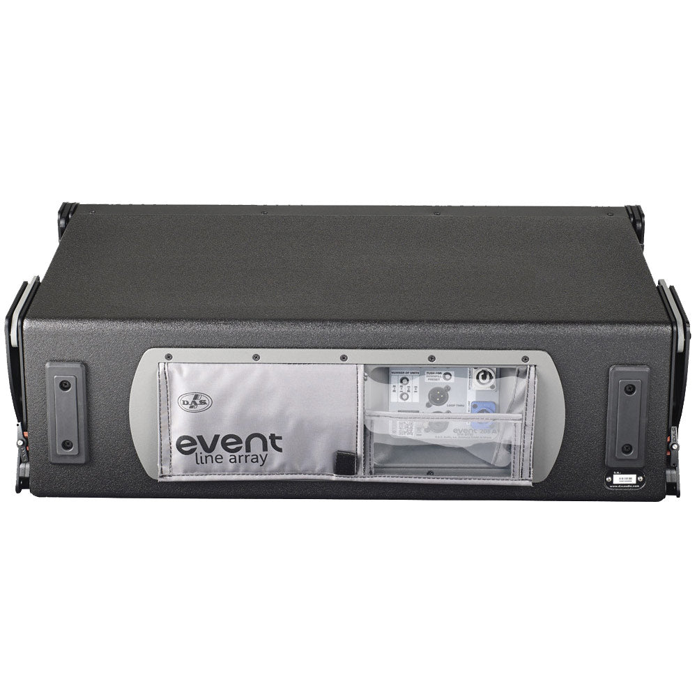 DAS EVENT-208A - Active 3-Way Dual 8-Inch Line Array Loudspeaker (Black)