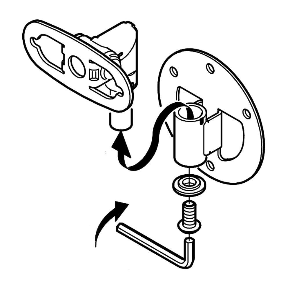 Genelec 8000-422W Swivel Wall Mount for 8000 Series (White)