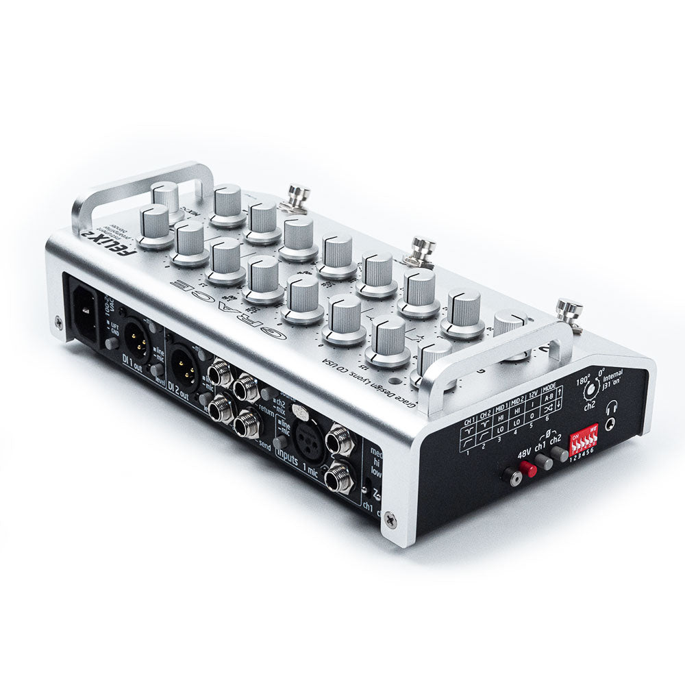 Grace Design FELiX 2 - Instrument Preamplifier and Blender (Silver)
