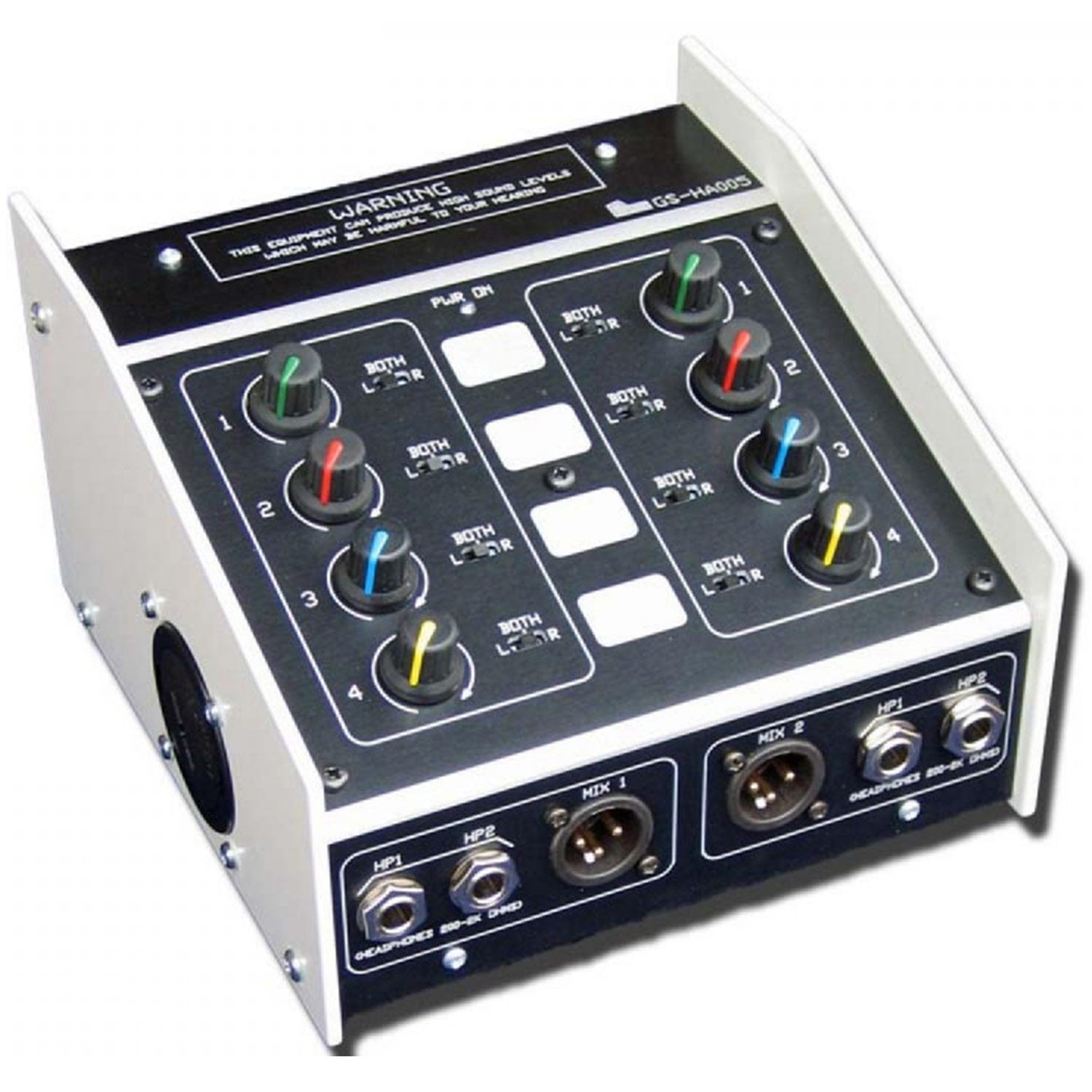 Glensound GS-HA005 - Twin Headphone Amplifier With Four Inputs