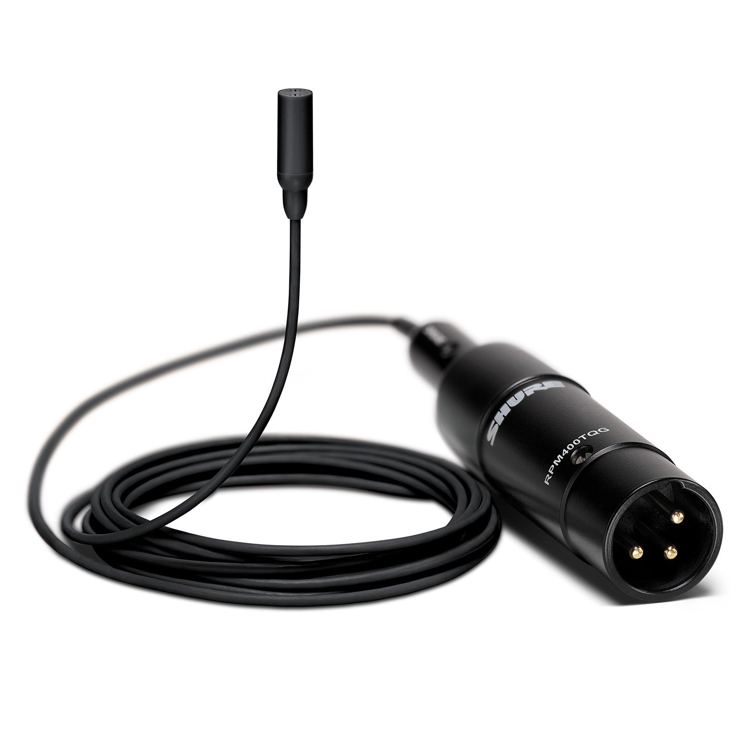 Shure TwinPlex TL48B/O-XLR-A Subminiature Lavalier Microphone (Tailored, XLR, Black)