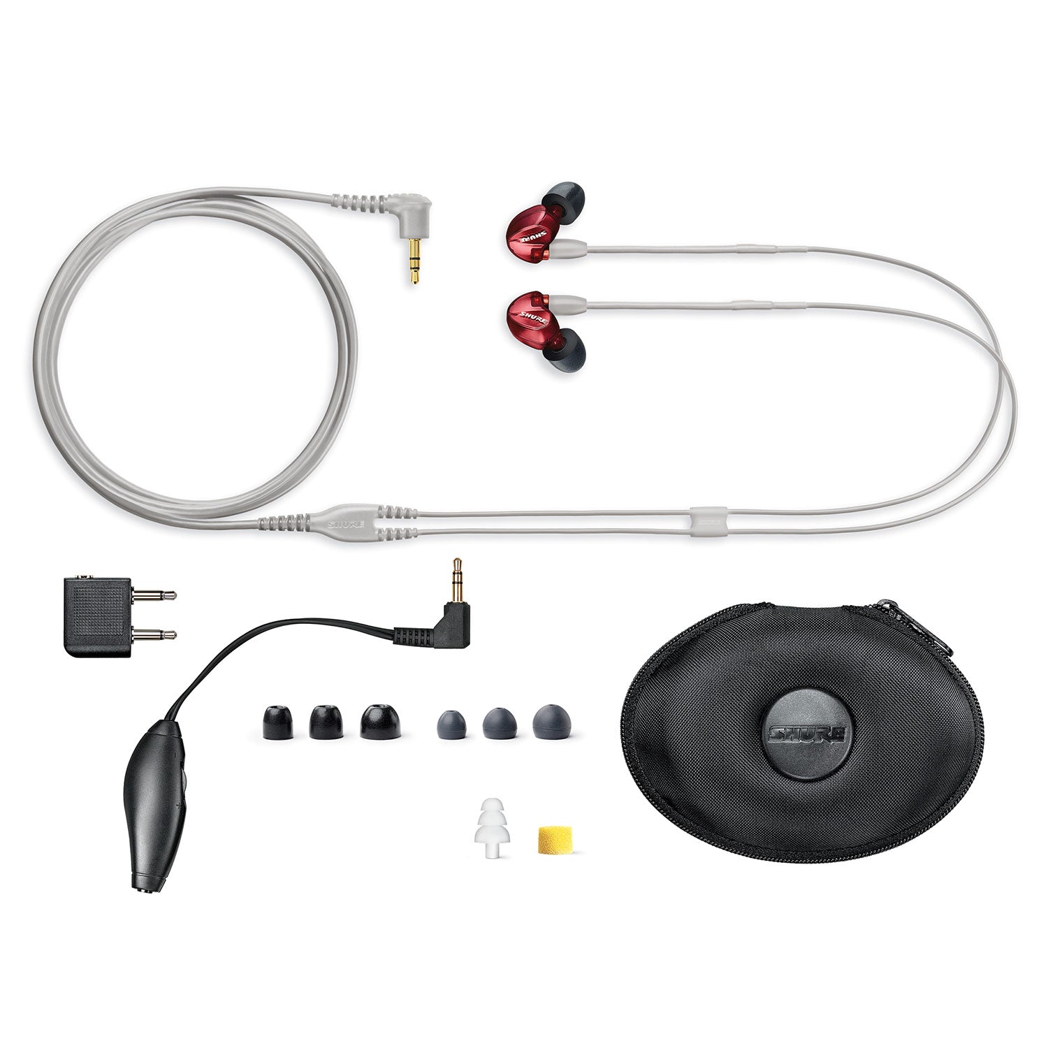 Shure SE535LTD Special Edition Sound Isolating Earphones (Red with Standard Cable)