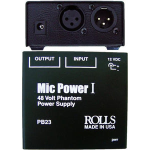 Rolls PB23 Single Channel Phantom Power Supply