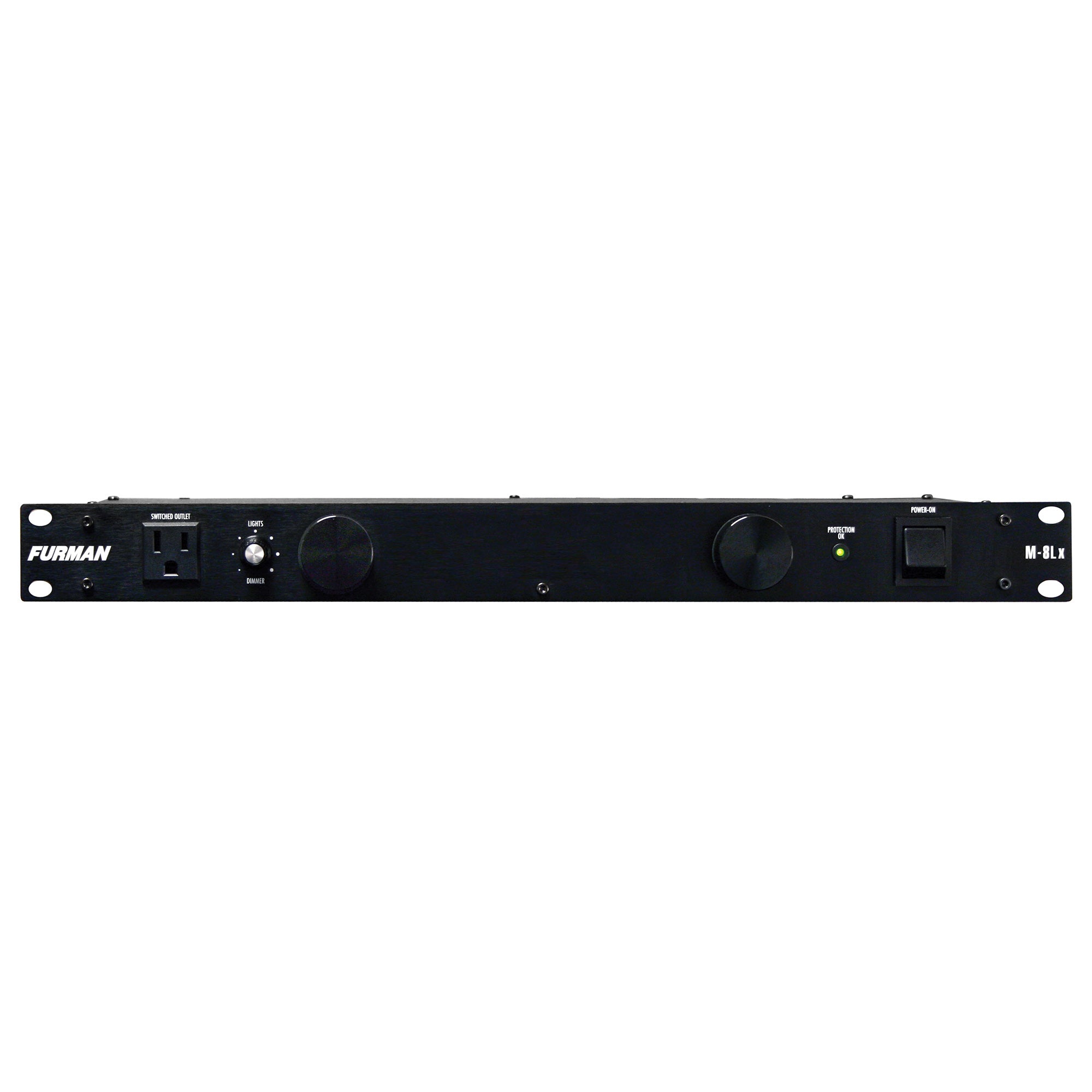 Furman M-8Lx Merit X Series 9 Outlet Power Conditioner & Surge Protector with Dual Rack Lights