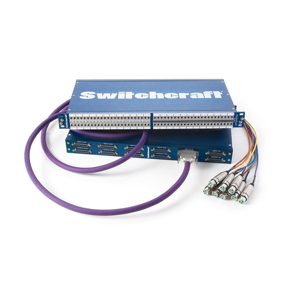 Switchcraft 9625 StudioPatch 96-Point TT Patch Bay (DB25 on Rear)