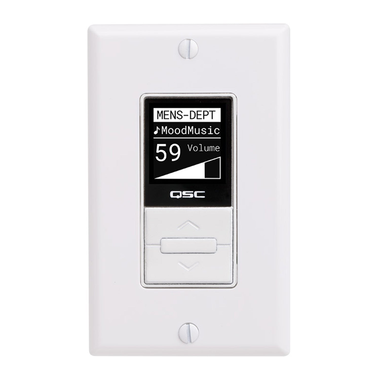 QSC MP-MFC-NA-WH - Wall-Mount Controller for MP-M Series Mixers (White)
