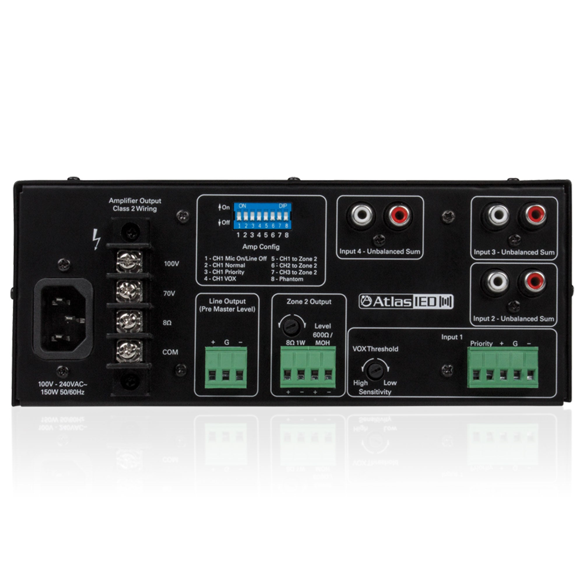 AtlasIED AA60G - 4-Input 60-Watt Multi-Load Mixer Amplifier