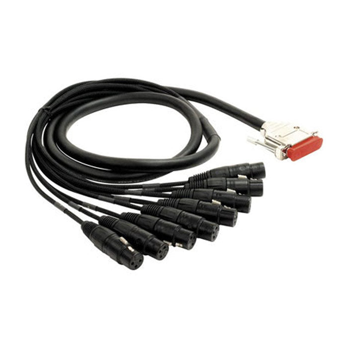 Mogami Gold DB25 - XLR Female 8-Channel Analog Snake with 2932 Cable - 3 feet