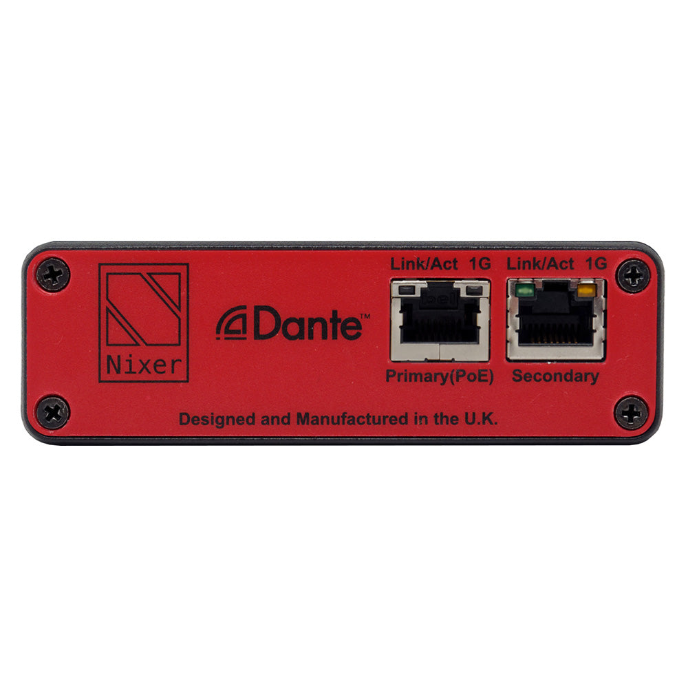 Nixer PD-DANTE - Desktop 64-Channel Dante Confidence Monitor