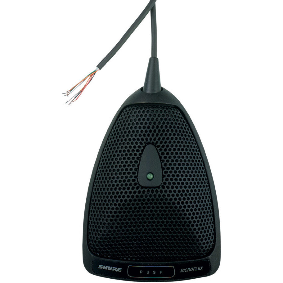 Shure MX392/S Microflex Condenser Boundary Microphone (Supercardioid) - Wired Cable - No Connector