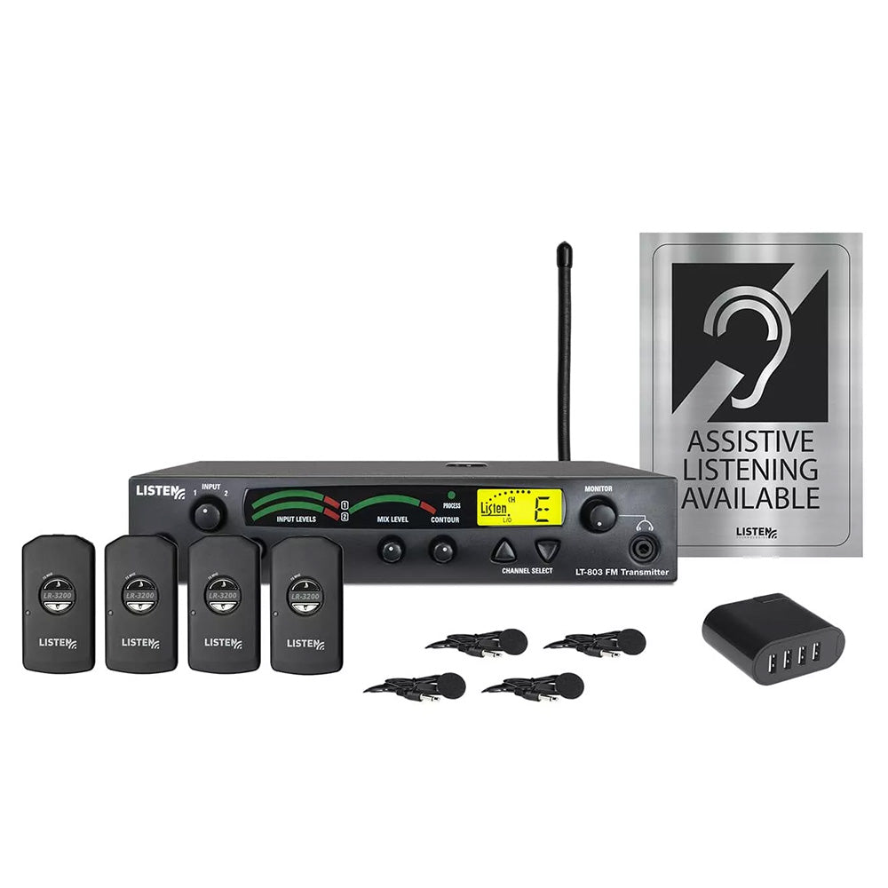 Listen Technologies LP-4VP-072-01 - Assistive Listening DSP Value Package (72 MHz)