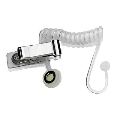 RTS ET-2 Coiled Acoustic Eartube with Clothing Clip