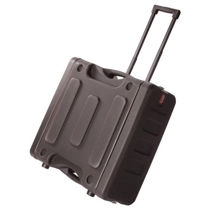 Gator G-PROR-6U-19 6U, 19" Deep Molded Audio Rack; W/ Wheels