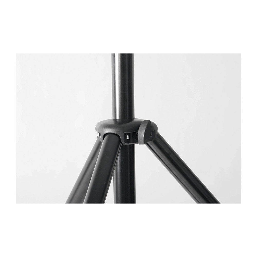 K + M 21436 Aluminum Adjustable 77 Pound Capacity Tripod Speaker Stand - Black
