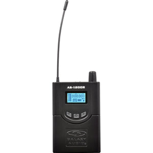 Galaxy Audio AS-1200R - AnySpot AS-1200 Wireless In-Ear Monitor Receiver with EB4 Earbuds (P4 Band / 470 - 494 MHz)