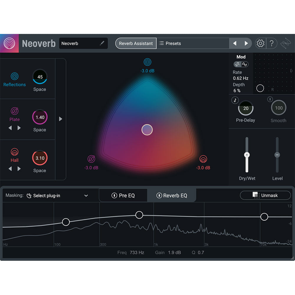iZotope Neoverb - Intelligent Reverb Plugin (VST/AU/AAX)
