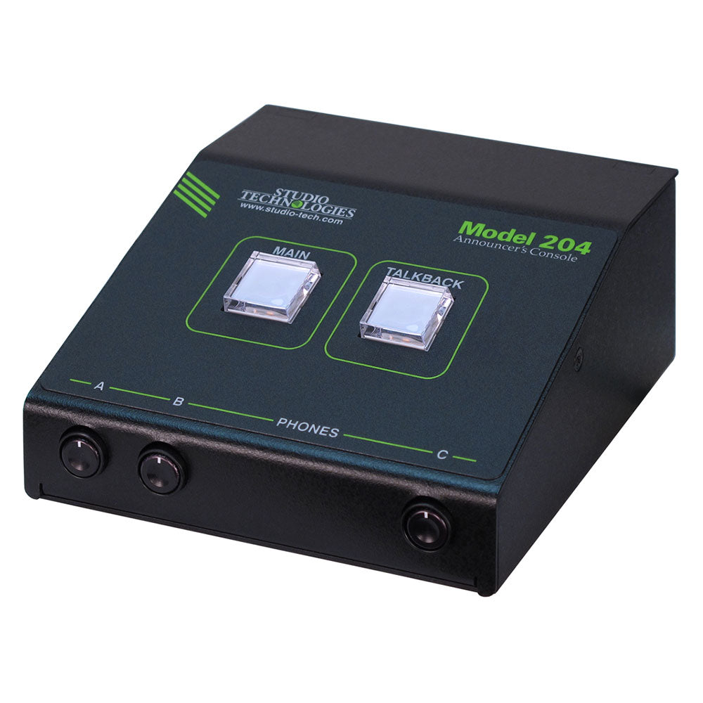 Studio Technologies Model 204 Dante Announcers Console