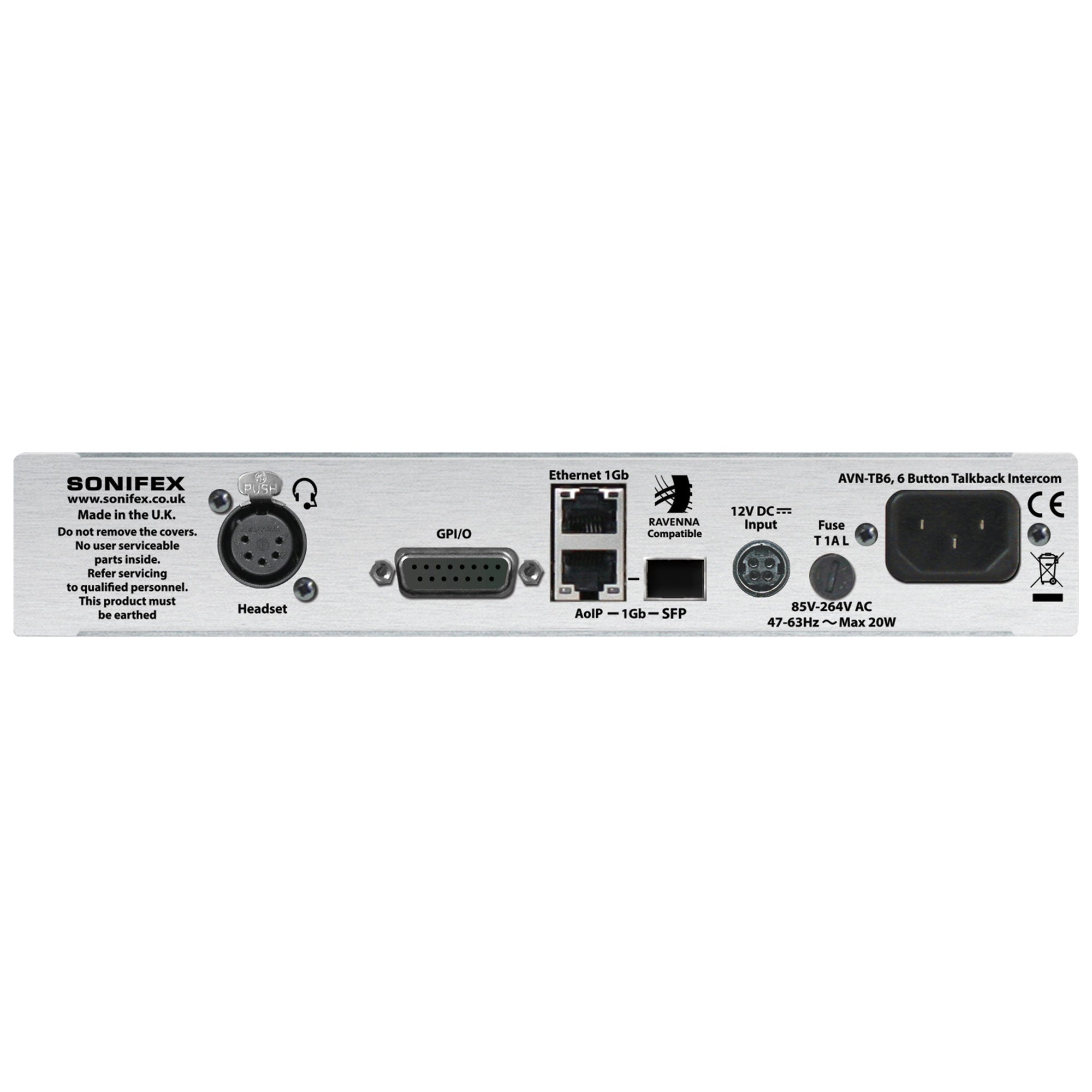 Sonifex AVN-TB6 6 Button Talkback Intercom