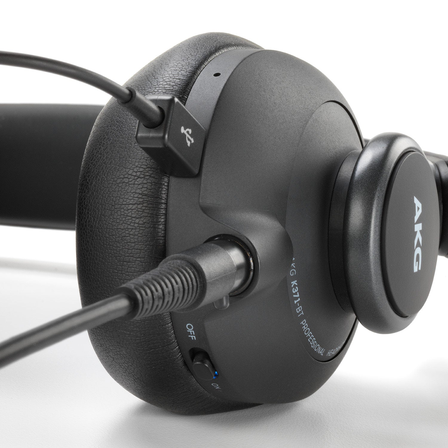 AKG K371-BT Over-Ear, Closed-Back, Foldable Studio Headphones with Bluetooth