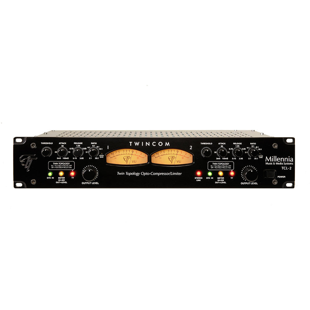 Millennia TCL-2 Class A Vacuum Tube and Discrete Solid-State 2-channel Opto-compressor/Limiter