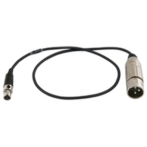 Wisycom CAM50-2-TFR - TA3F to XLR3M Adapter Cable with Transformer (50cm / 19.8 inch)