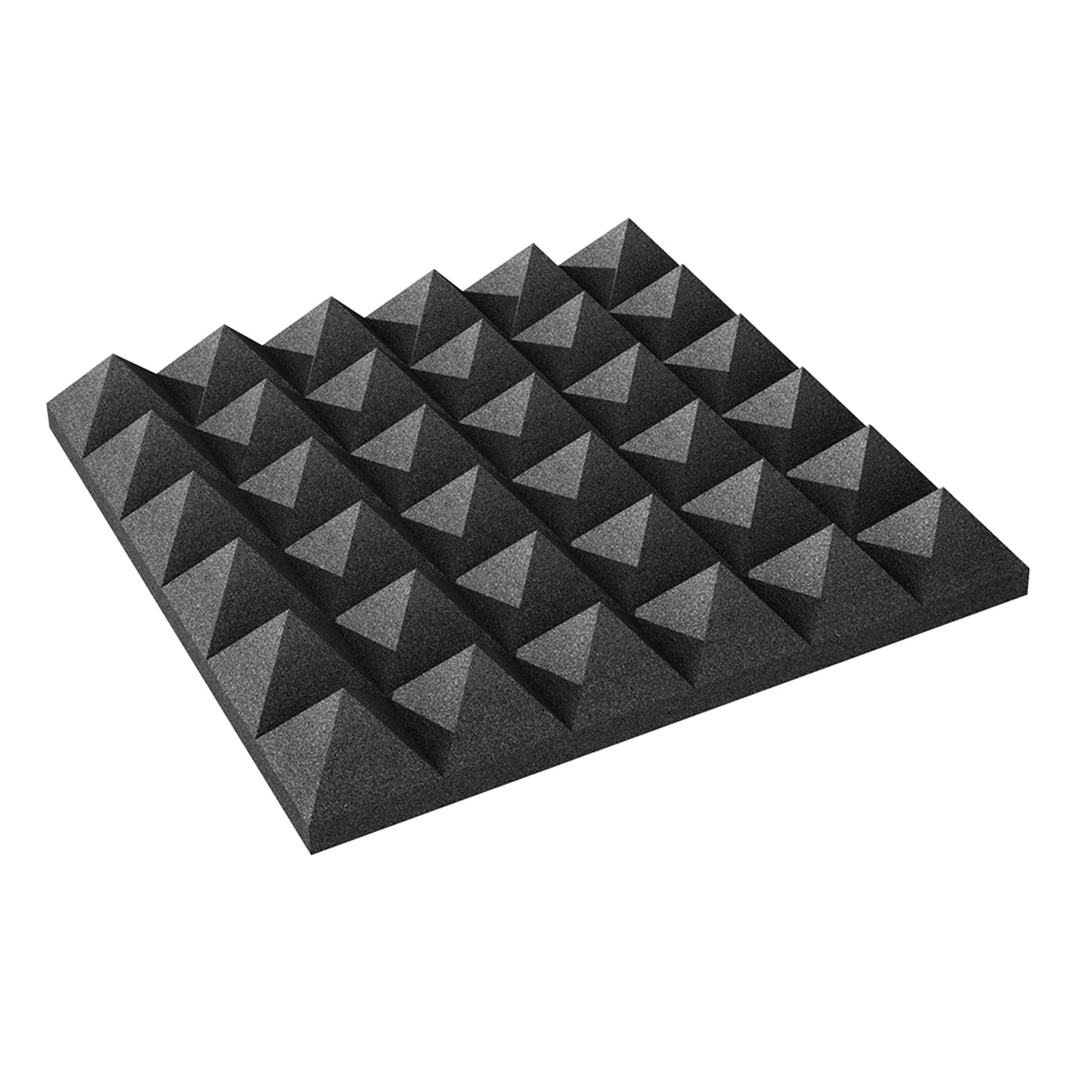 Auralex 2" Studiofoam Pyramid - 2x2 Foot Absorption Panel (Charcoal / 2 Pack)