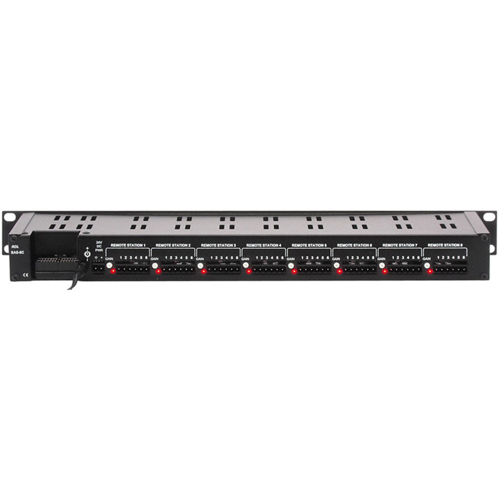 RDL SAS-8C 8 Station Audio Controller