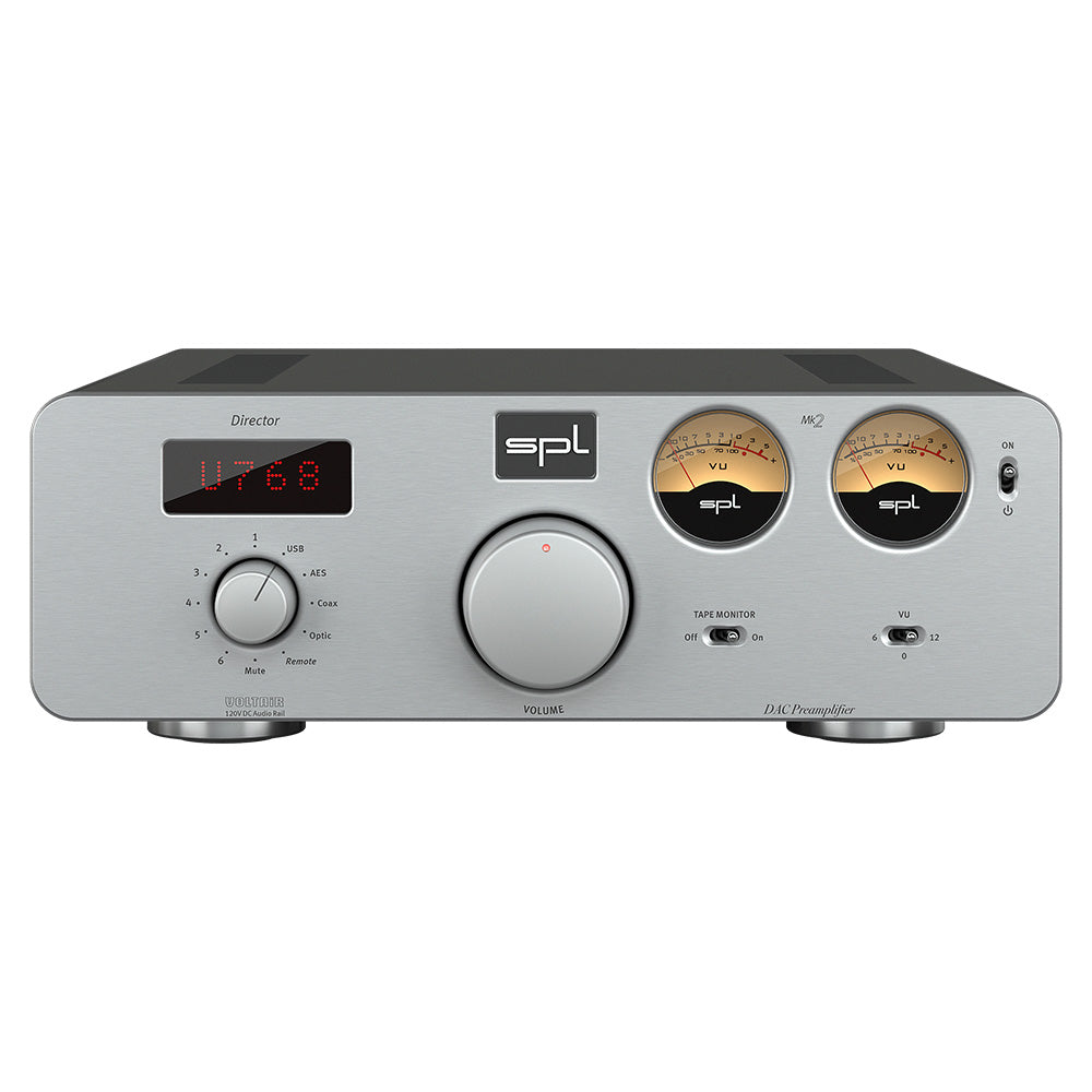 SPL Director MK2 - HiFi Preamplifier with DAC (Silver with DAC Option)