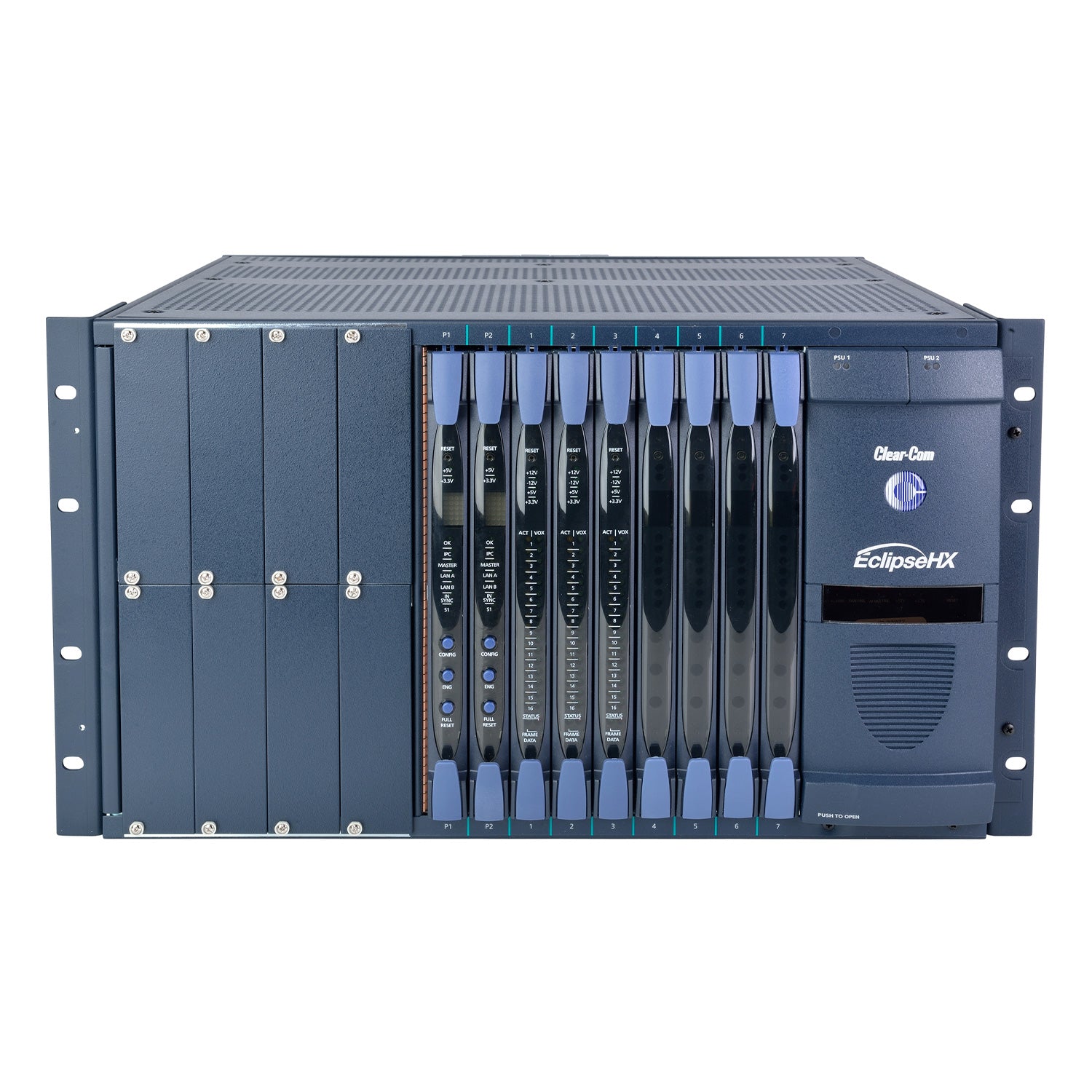 Clear-Com ECLIPSE-HX-MEDIAN-0P - Eclipse HX Median Modular Intercom Frame (0 Analog Ports / 2 CPU)