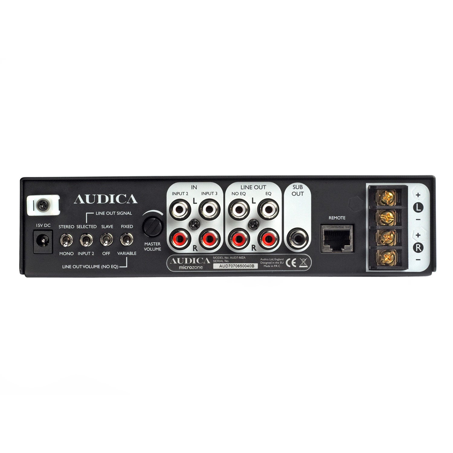 Audica AP1007 MICROzone Controller / Amplifier - Black