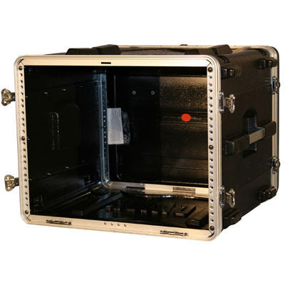 Gator GR-8L Locking ATA 8-Space Deluxe Rack with Front and Rear Rack Rail