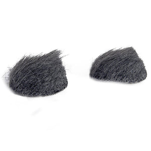 Rycote 75545 Overcover Pack (6 Fur Discs / 30 Stickies) - Gray