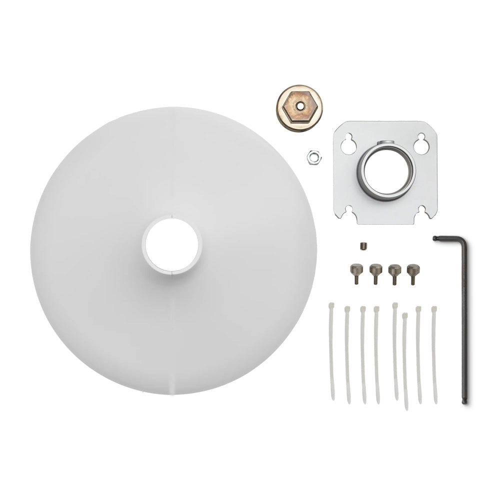 Shure A901W-R-PM-3/8IN - 3/8-Inch Pole Mount Adapter for MXA901-R (White)