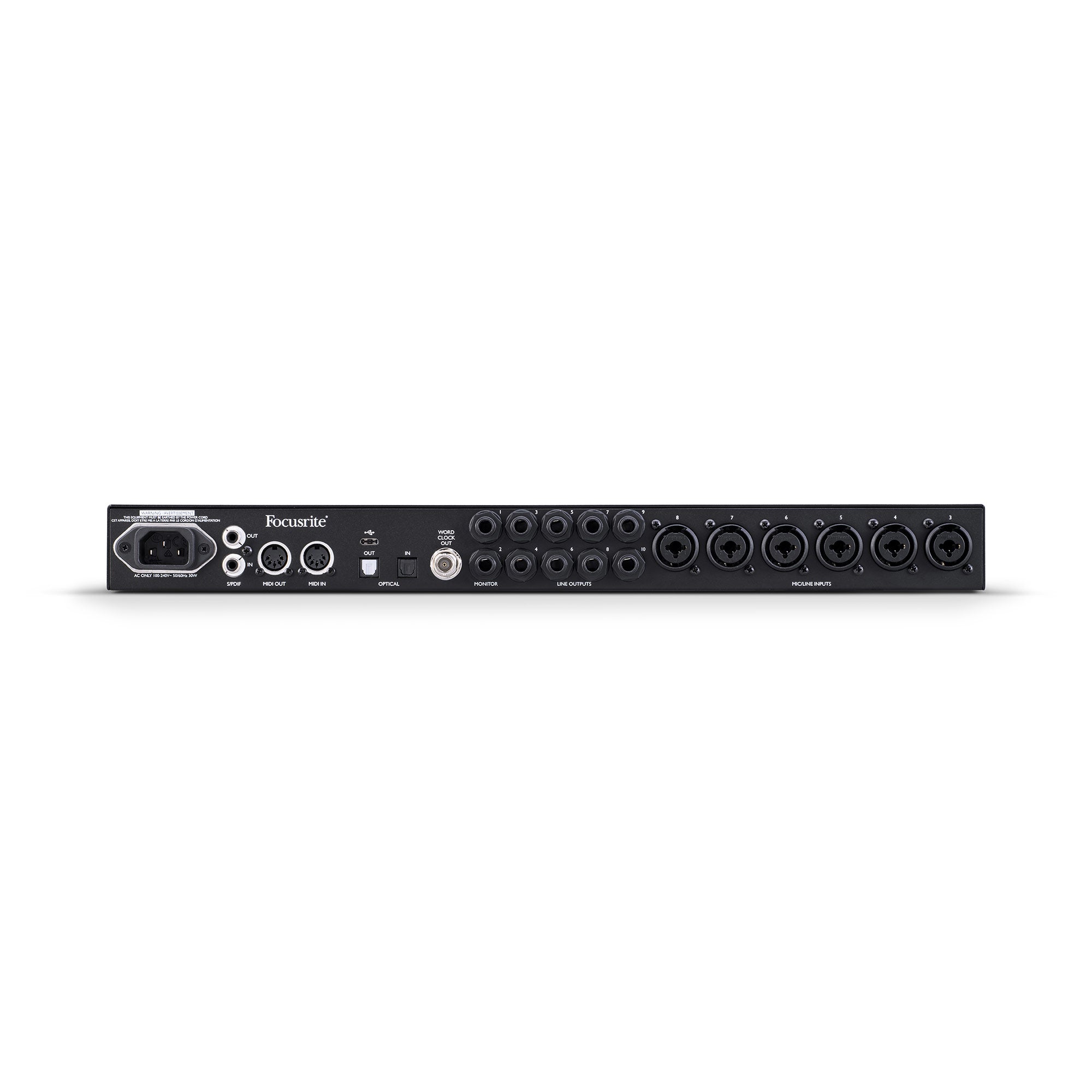 Focusrite Clarett Plus 8Pre - 18-In / 20-Out USB-C Audio Interface