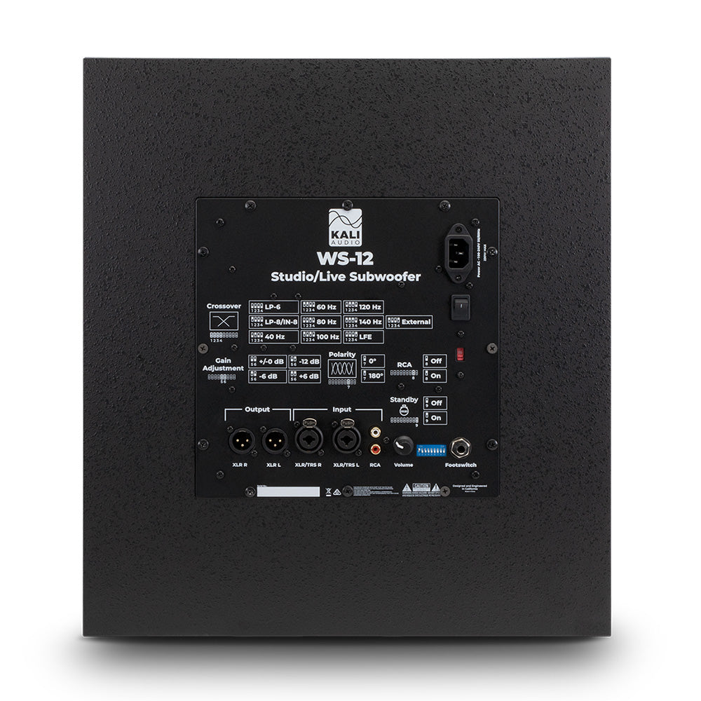 Kali Audio WS-12 - Active 12-Inch Studio Subwoofer