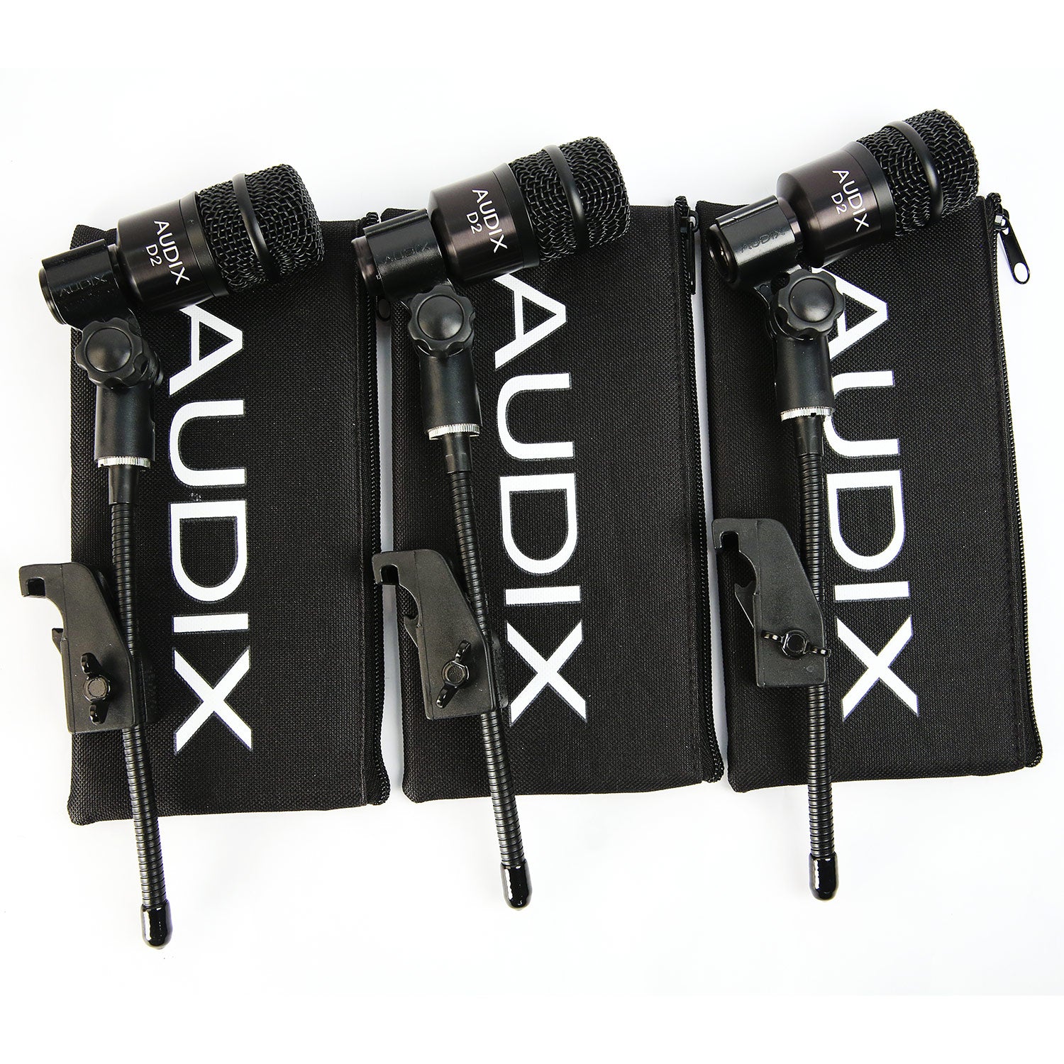 Audix D2 Trio 3-Piece Drum Microphone Kit (3 x D2)